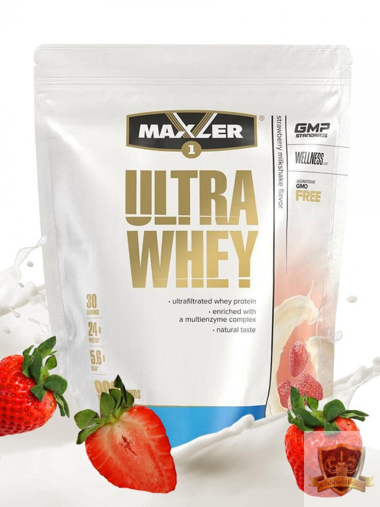 Maxler Ultra Whey (450 гр.) (Клубника)